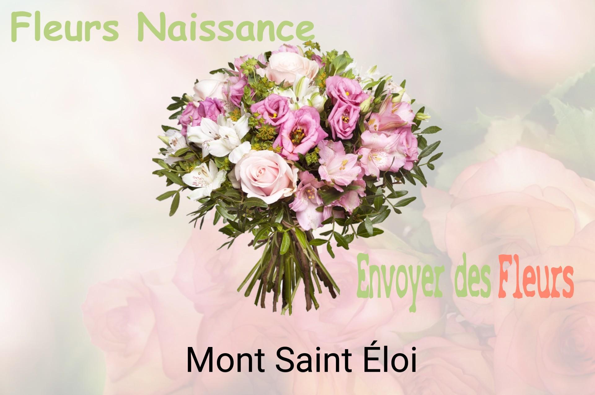 Bouquet de fleurs de naissance livré à Mont-Saint-Éloi